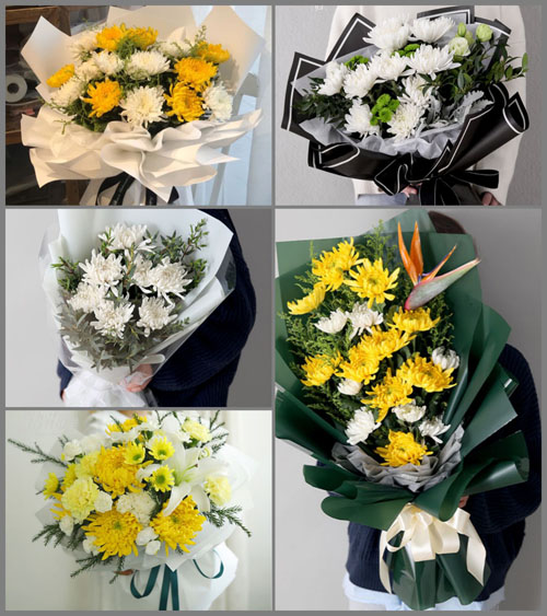 河南周口扶沟县固城乡白事花束代送